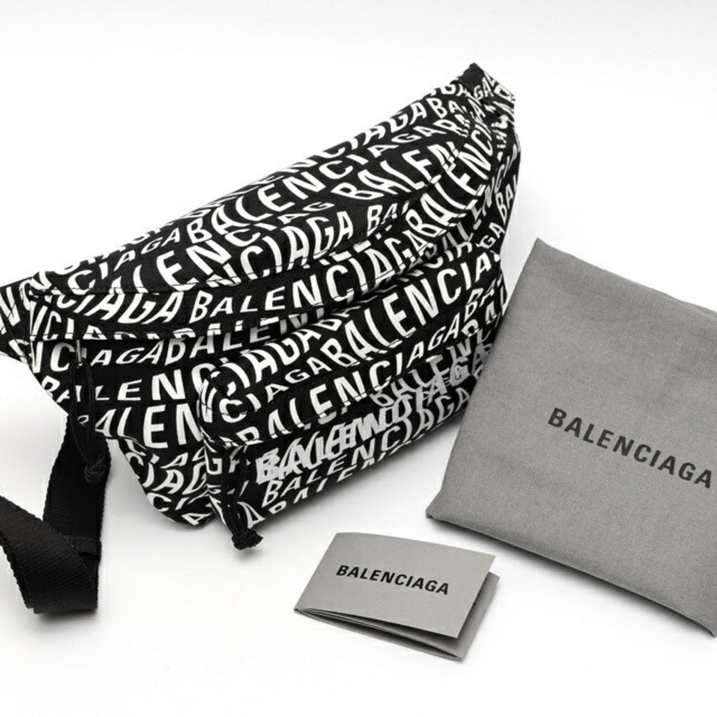 Balenciaga Nylon Black Crossbody Bags