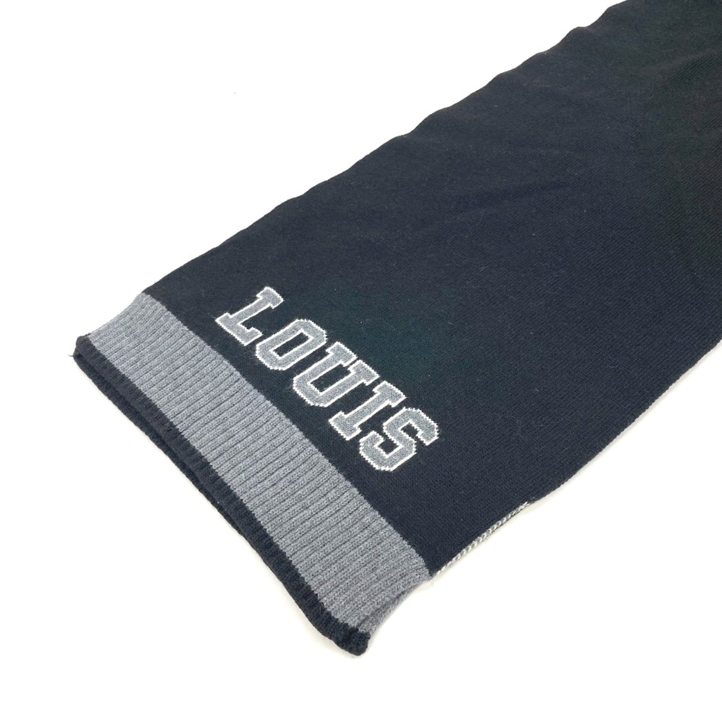 Louis Vuitton Wool Black Scarves