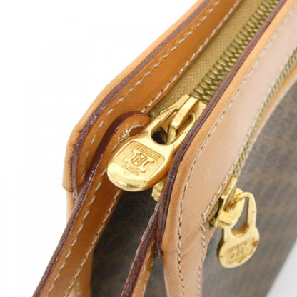 Celine Coated Canvas Brown Clutch Bags