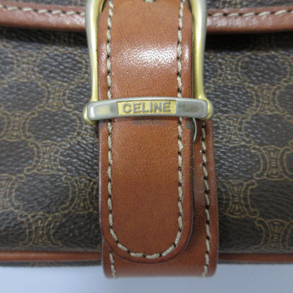 Celine Pvc Brown Shoulder Bags