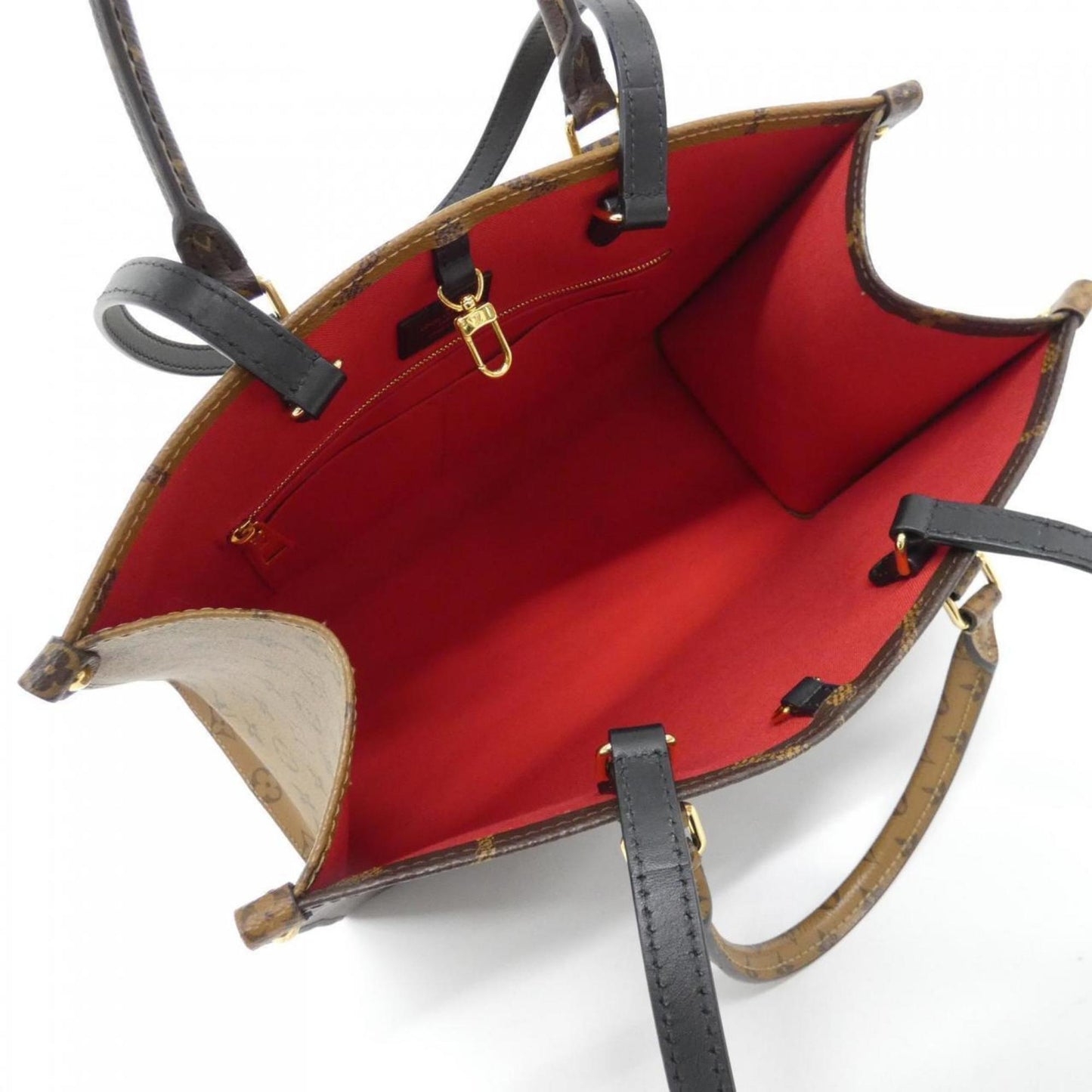 Louis Vuitton Coated Canvas Brown Handbags