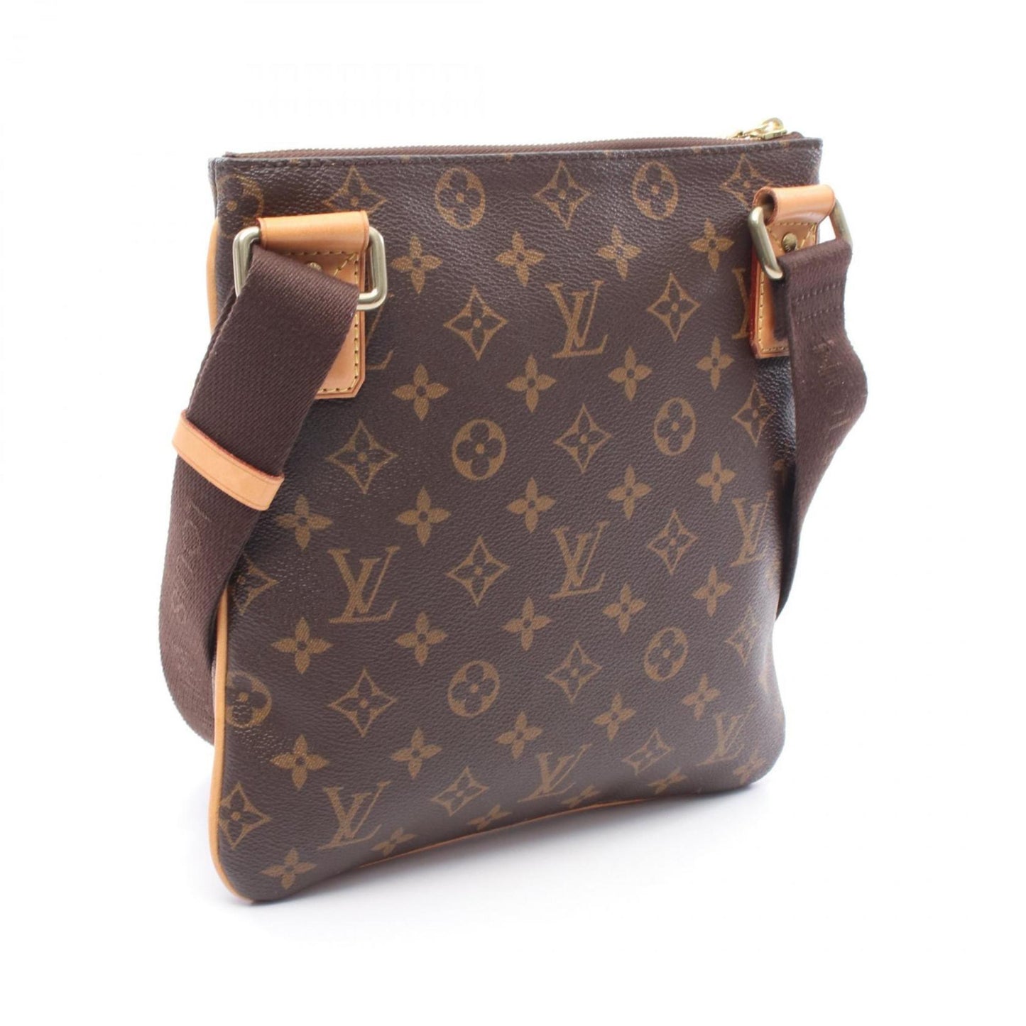 Louis Vuitton Coated Canvas Brown Shoulder Bags