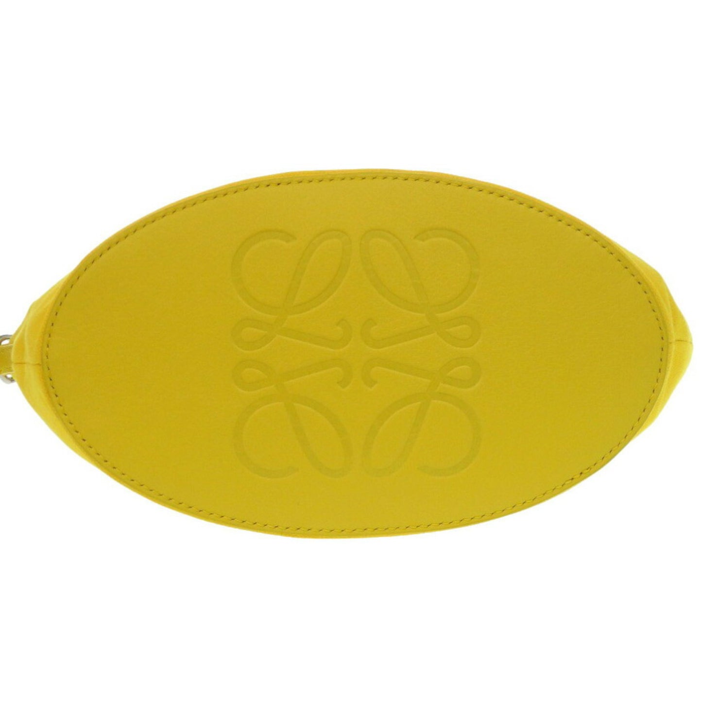 Loewe Canvas Yellow Clutch Bags