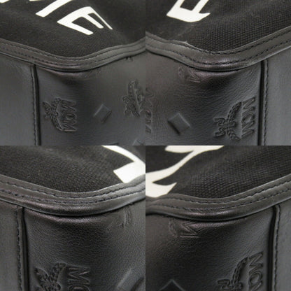 Mcm Canvas Black Tote Bags