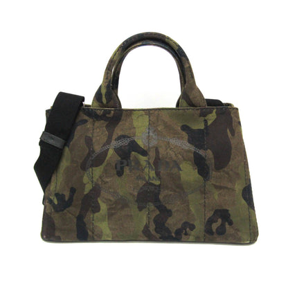 Prada Canvas Brown Handbags