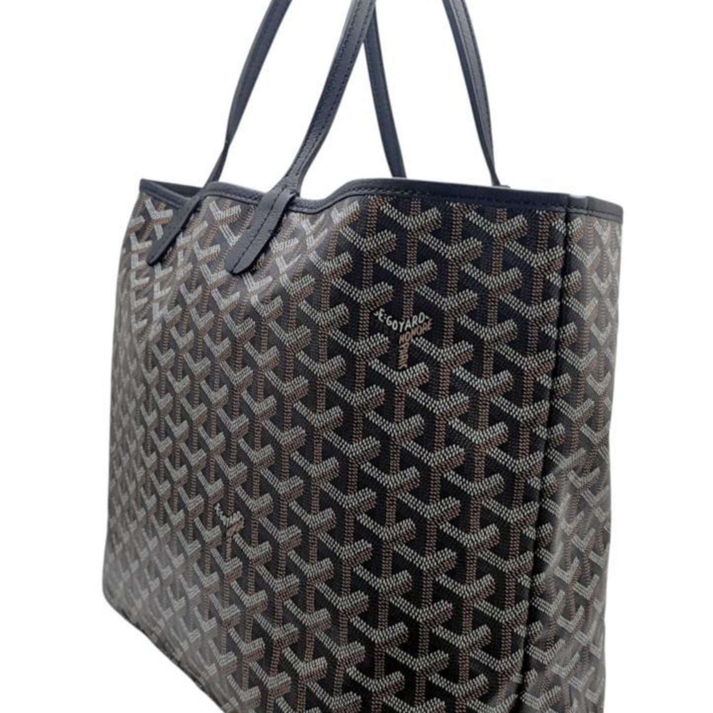 Goyard Coated Canvas Black Tote Bags