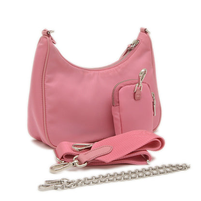 Prada Nylon Pink Shoulder Bags