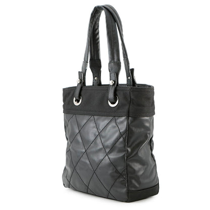Chanel Coated Canvas Black Tote Bags