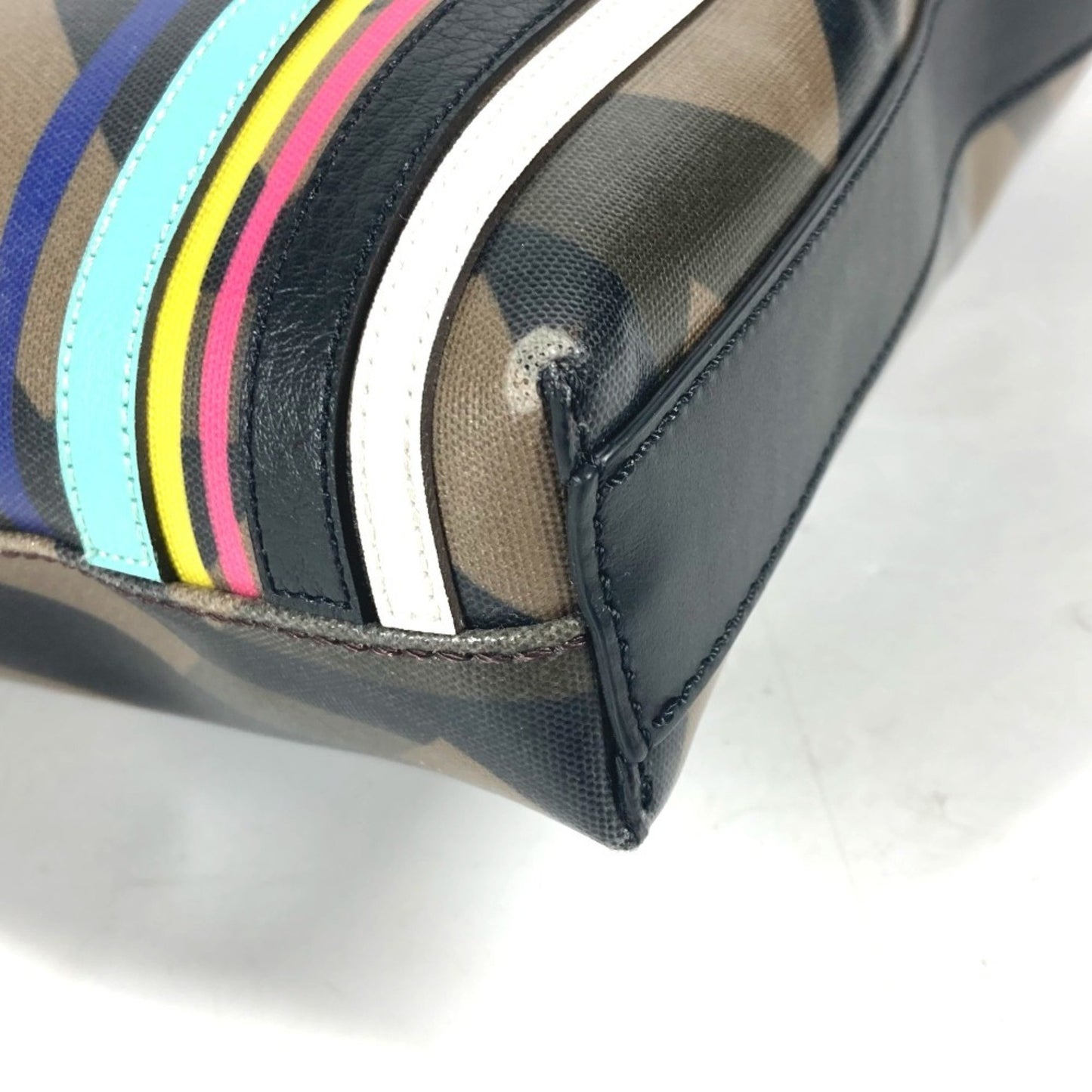Fendi Pvc Brown Shoulder Bags