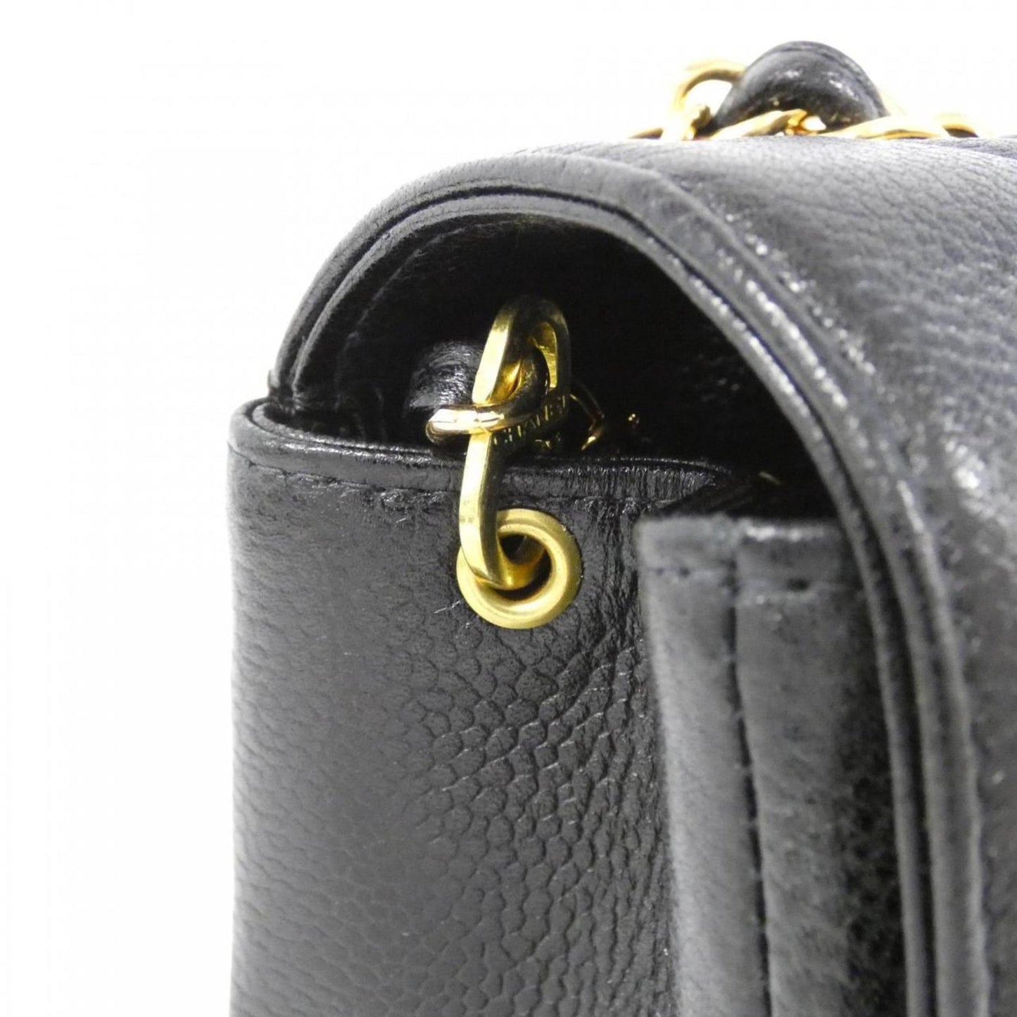 Chanel Calfskin Black Shoulder Bags