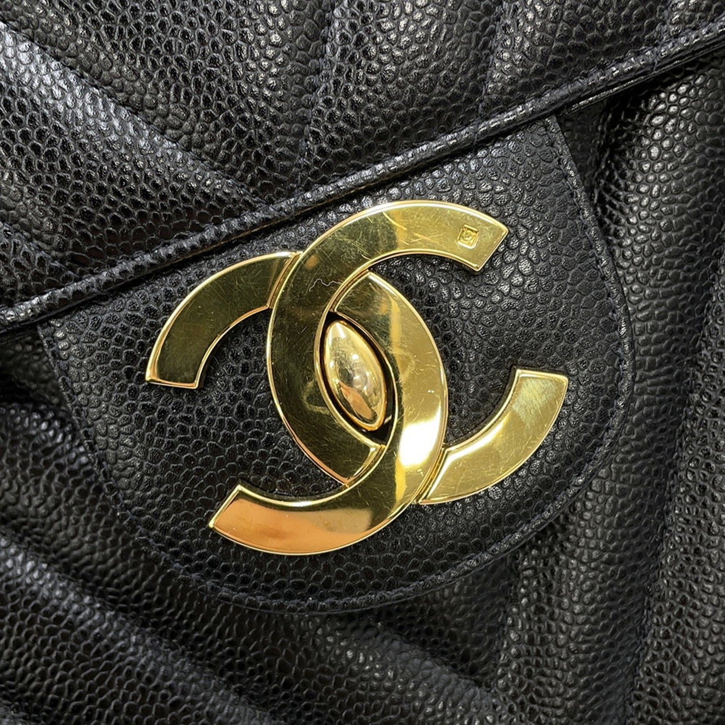 Chanel Calfskin Black Shoulder Bags