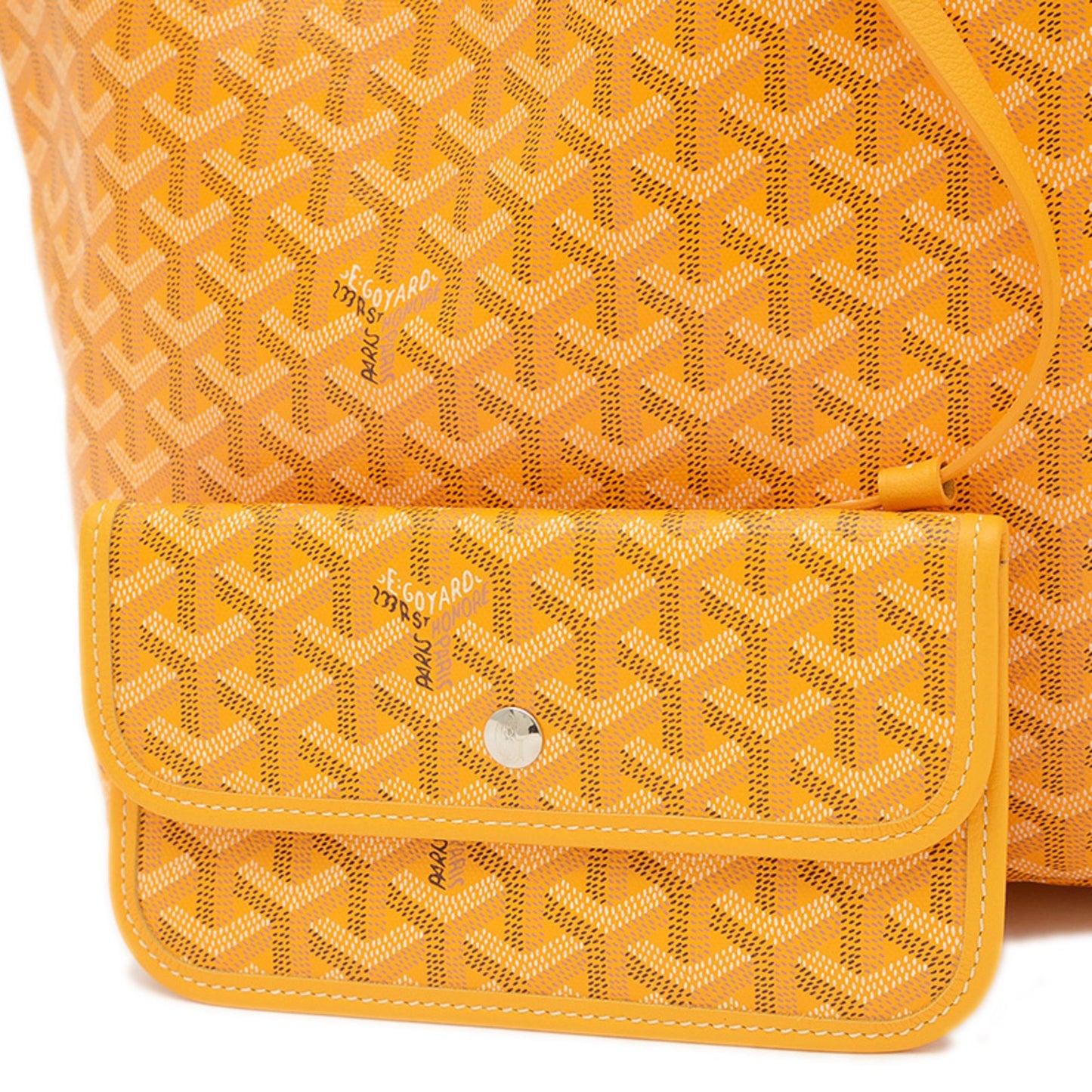 Goyard Canvas Yellow Tote Bags