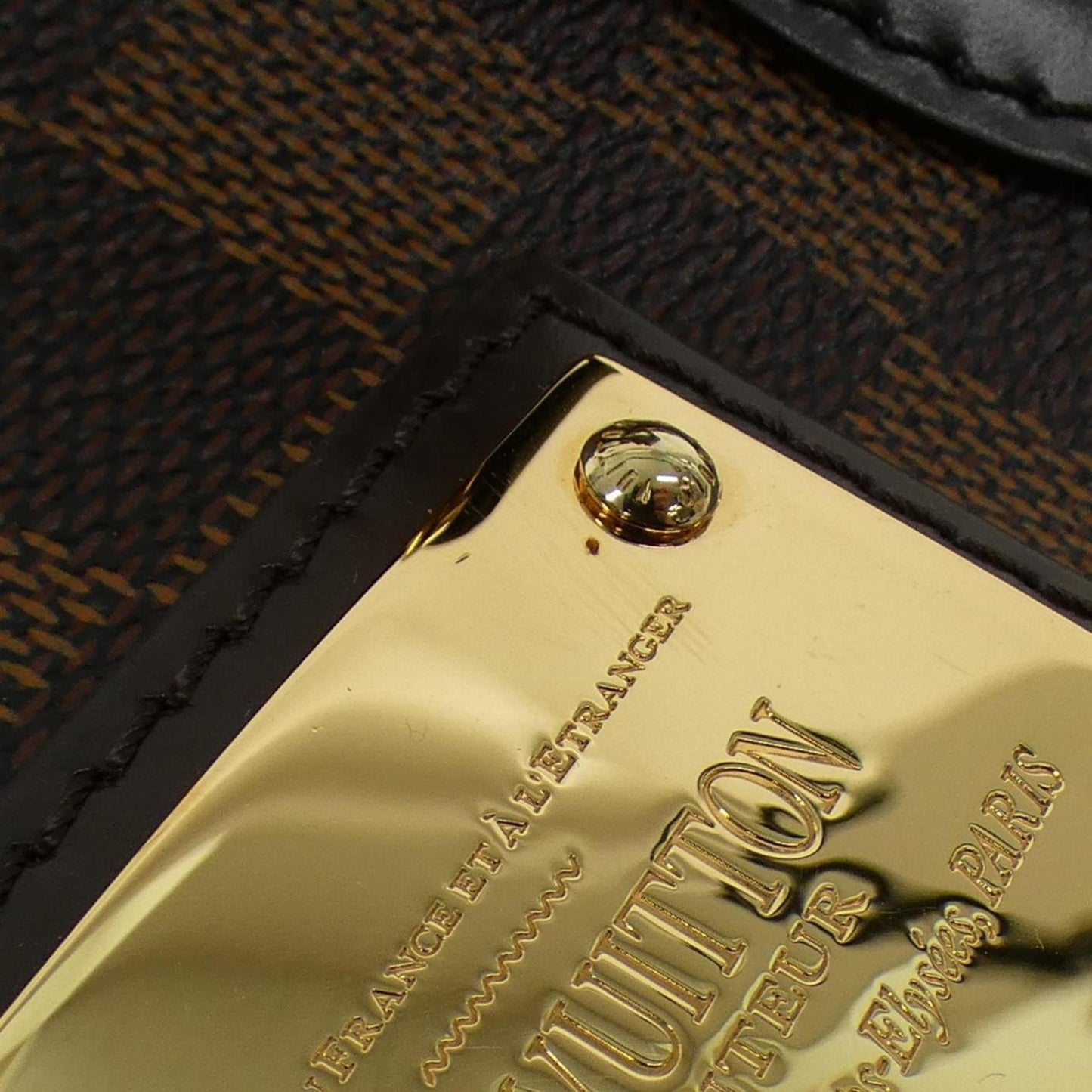 Louis Vuitton Coated Canvas Brown Handbags