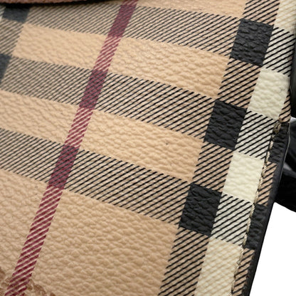 Burberry Pvc Brown Handbags