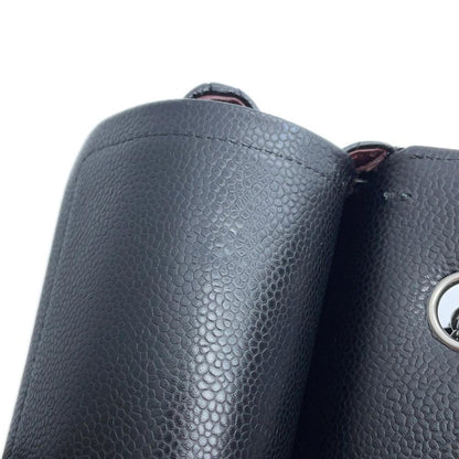 Chanel Calfskin Black Shoulder Bags