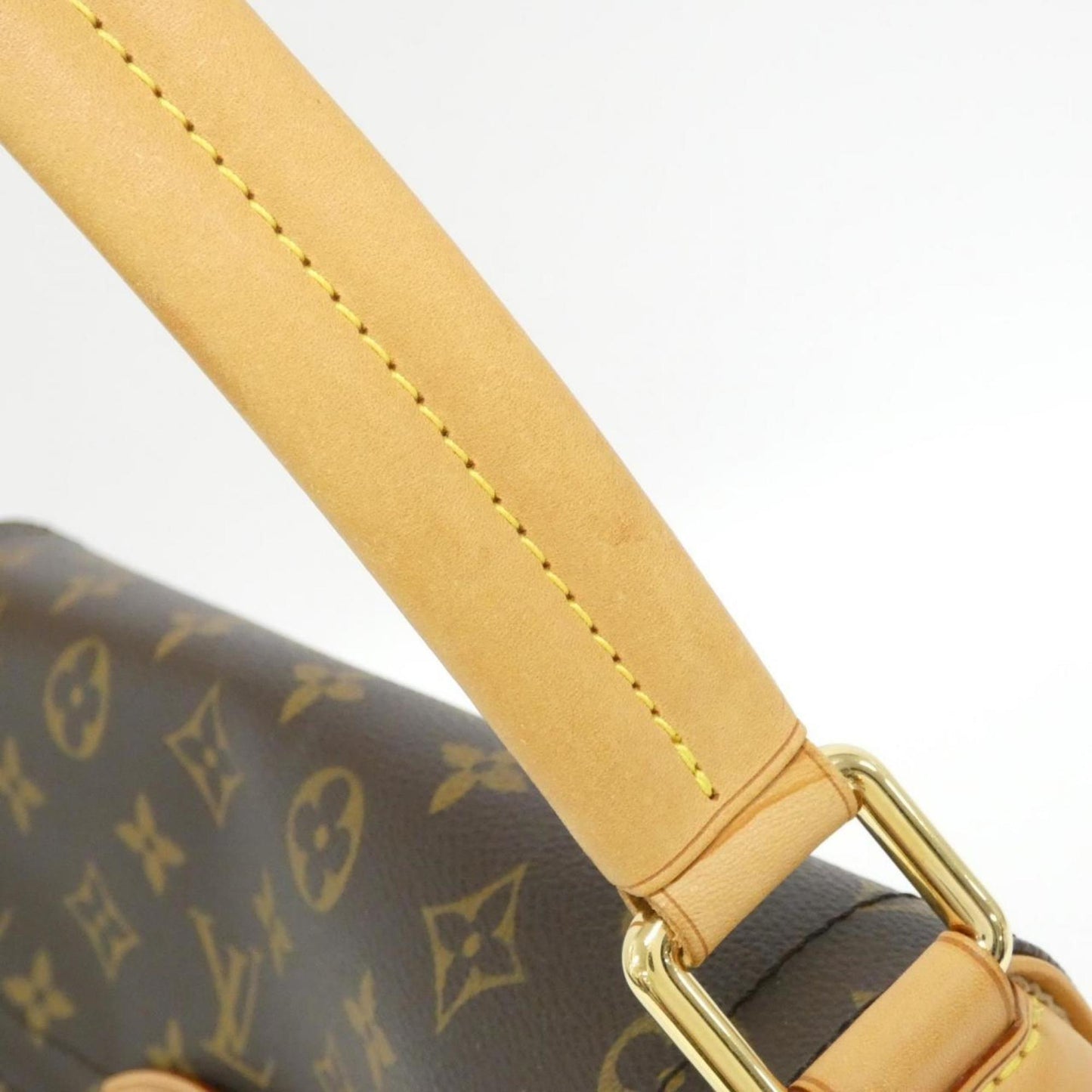 Louis Vuitton Coated Canvas Brown Shoulder Bags