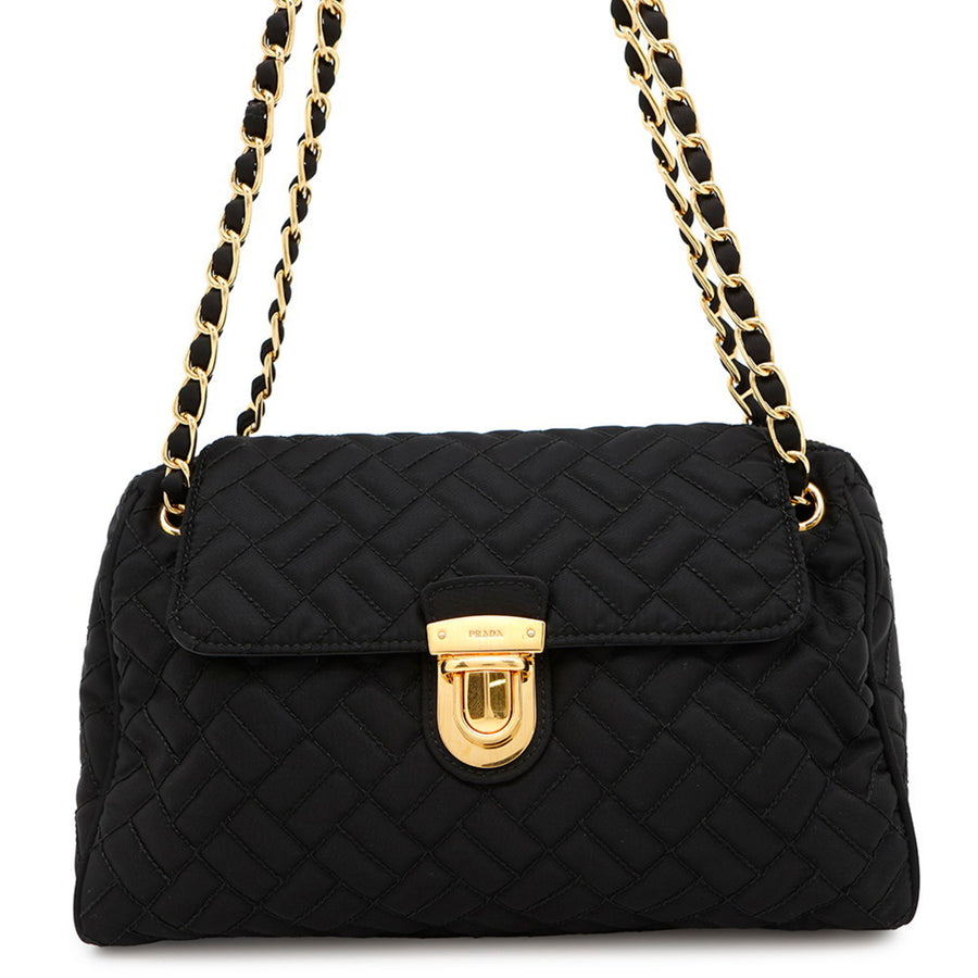 Prada Nylon Black Shoulder Bags