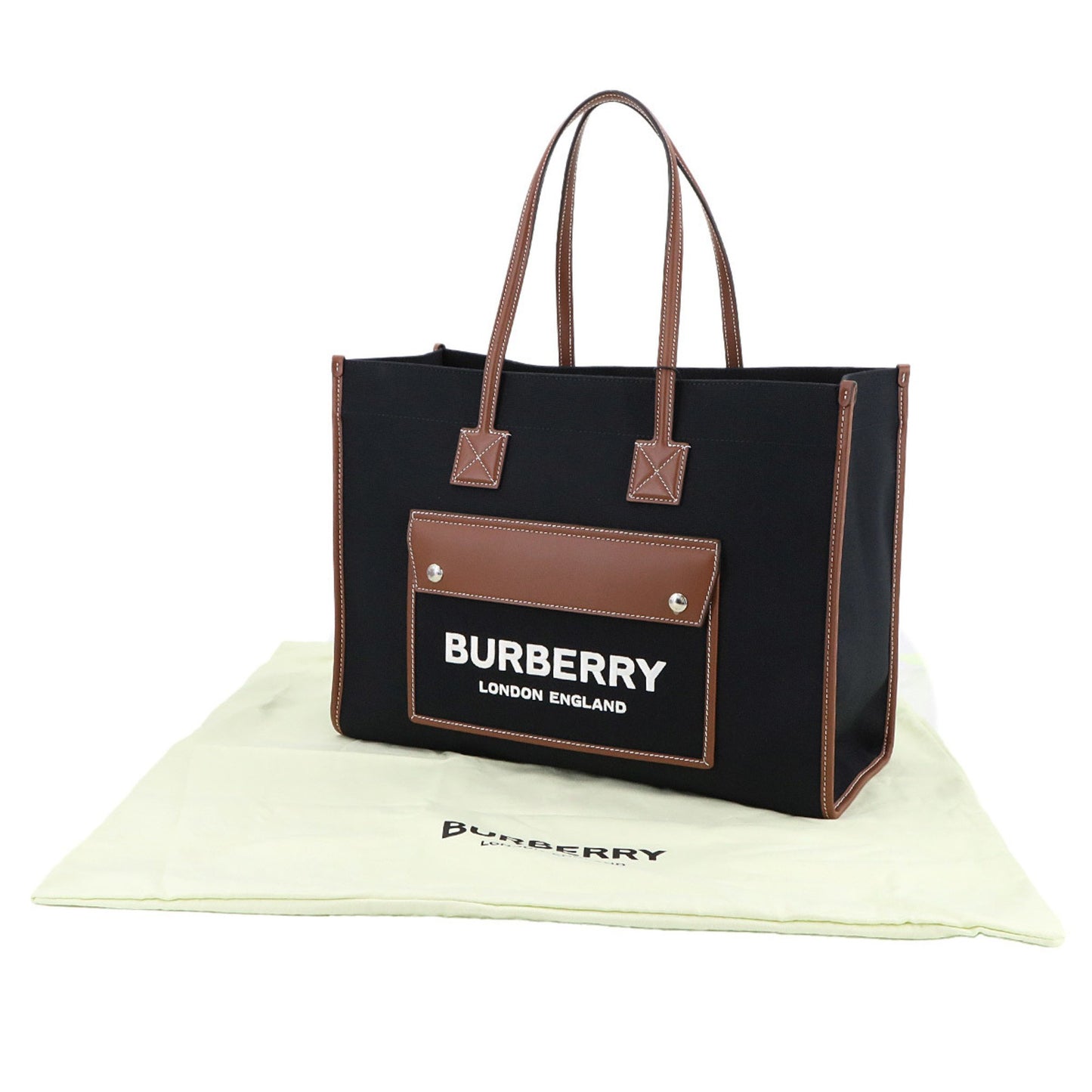 Burberry Canvas Black Tote Bags