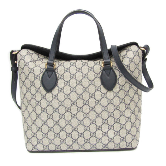 Gucci Coated Canvas Blue Shoulder Bags