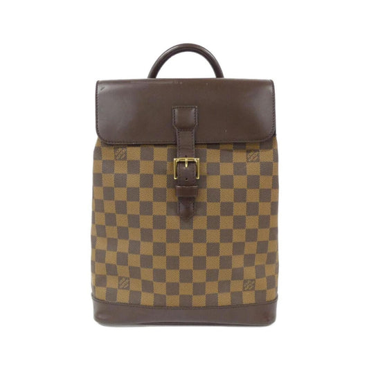 Louis Vuitton Coated Canvas Brown Backpacks
