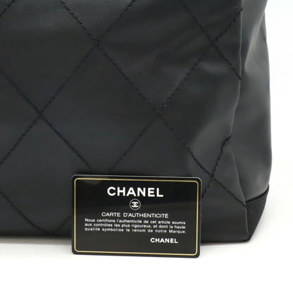 Chanel Coated Canvas Black Handbags