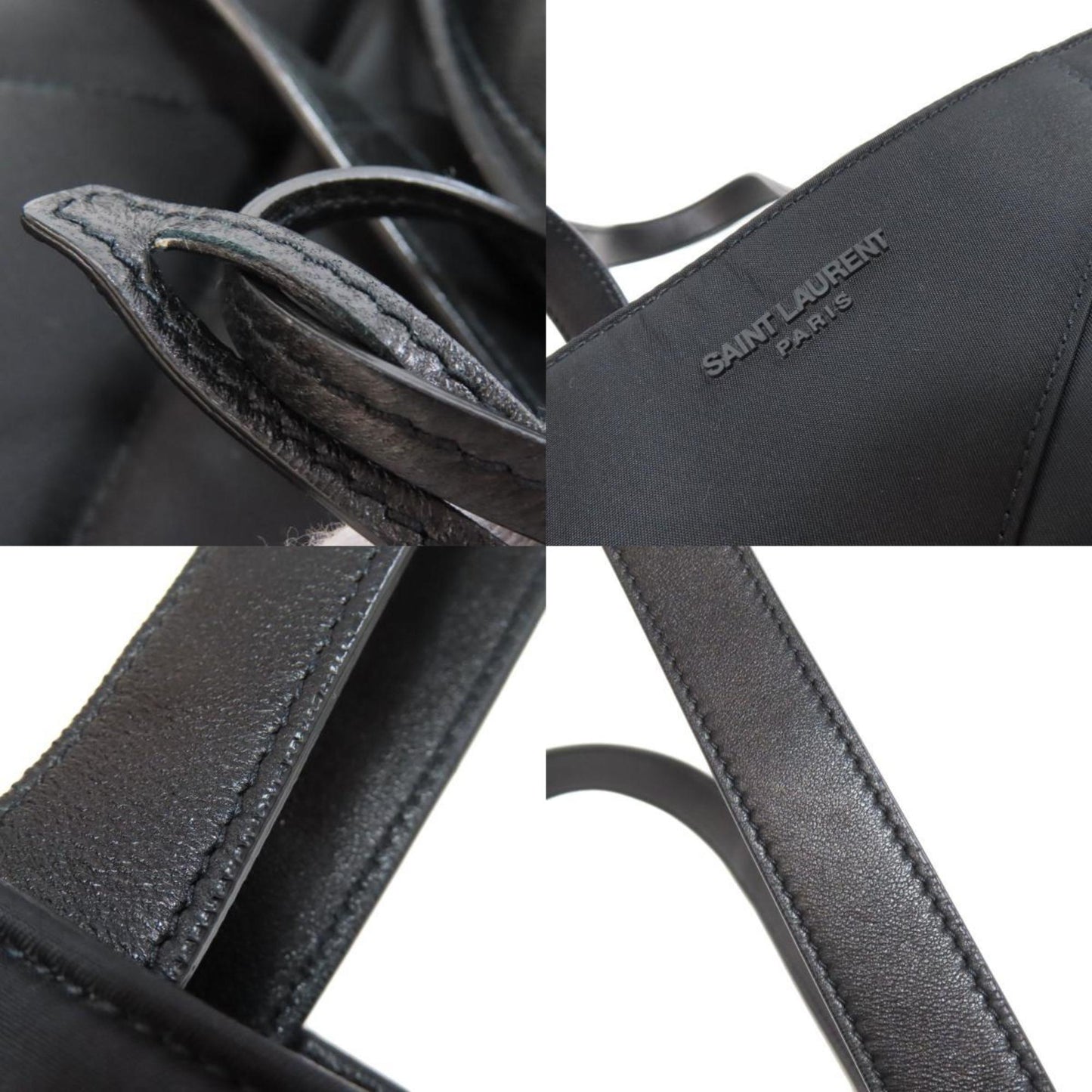Saint Laurent Nylon Black Tote Bags