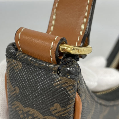 Celine Pvc Brown Handbags