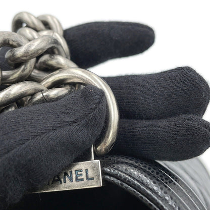 Chanel Calfskin Black Shoulder Bags
