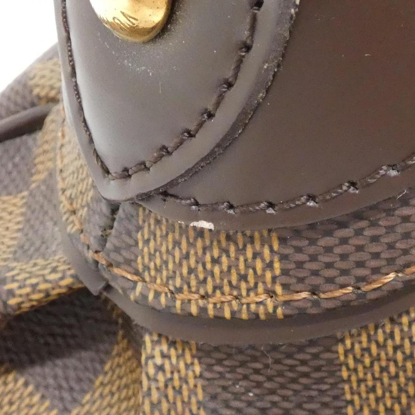 Louis Vuitton Coated Canvas Brown Handbags