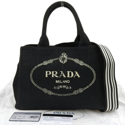 Prada Canvas Black Handbags