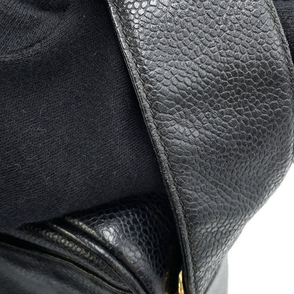 Chanel Calfskin Black Shoulder Bags
