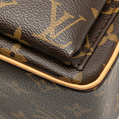 Louis Vuitton Pvc Brown Shoulder Bags