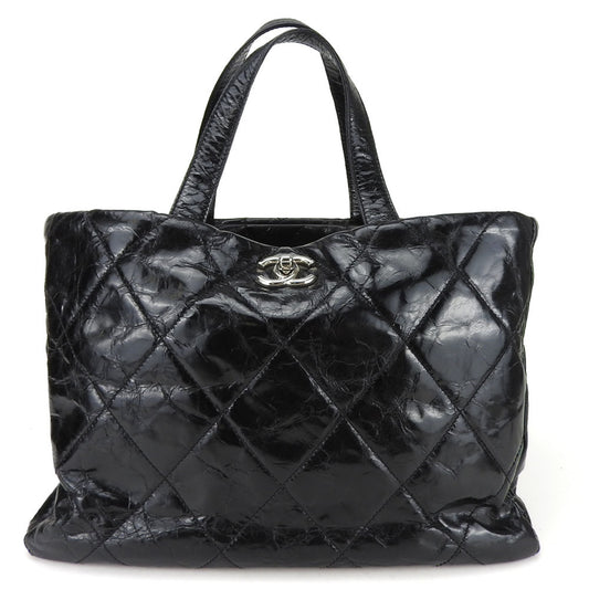 Chanel Tweed Black Tote Bags