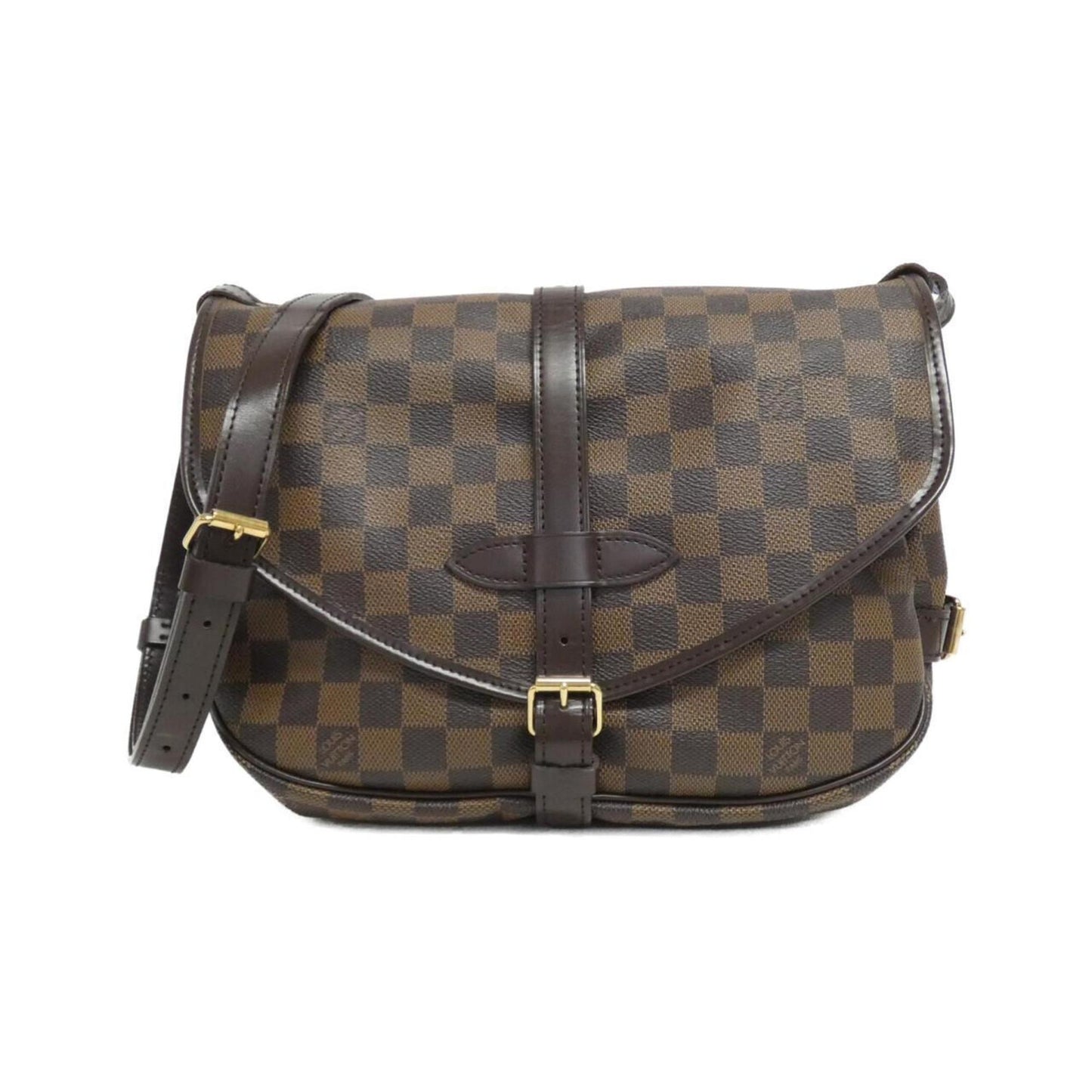 Louis Vuitton Coated Canvas Brown Shoulder Bags
