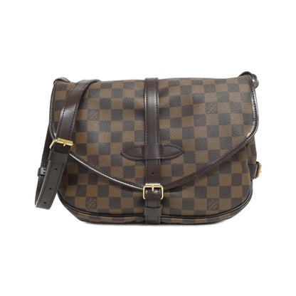 Louis Vuitton Coated Canvas Brown Shoulder Bags