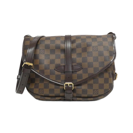 Louis Vuitton Coated Canvas Brown Shoulder Bags
