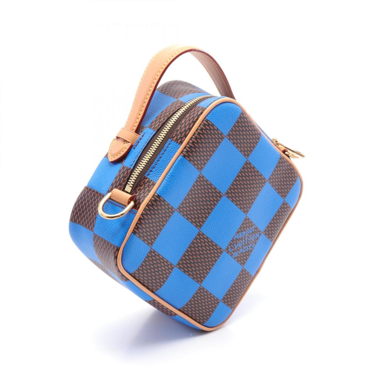 Louis Vuitton Coated Canvas Blue Handbags