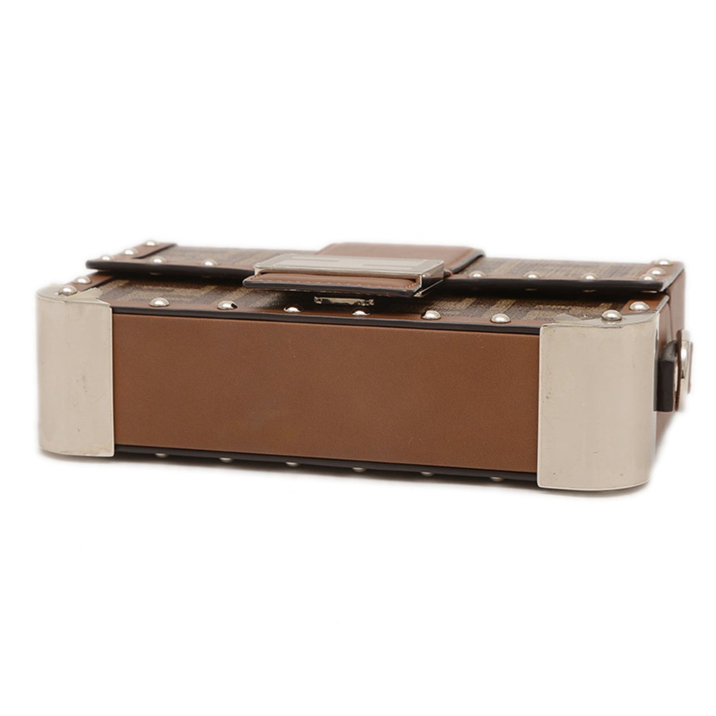 Fendi Canvas Brown Shoulder Bags