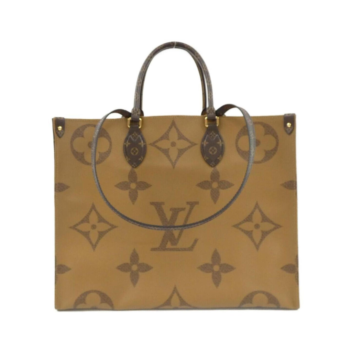 Louis Vuitton Coated Canvas Brown Handbags