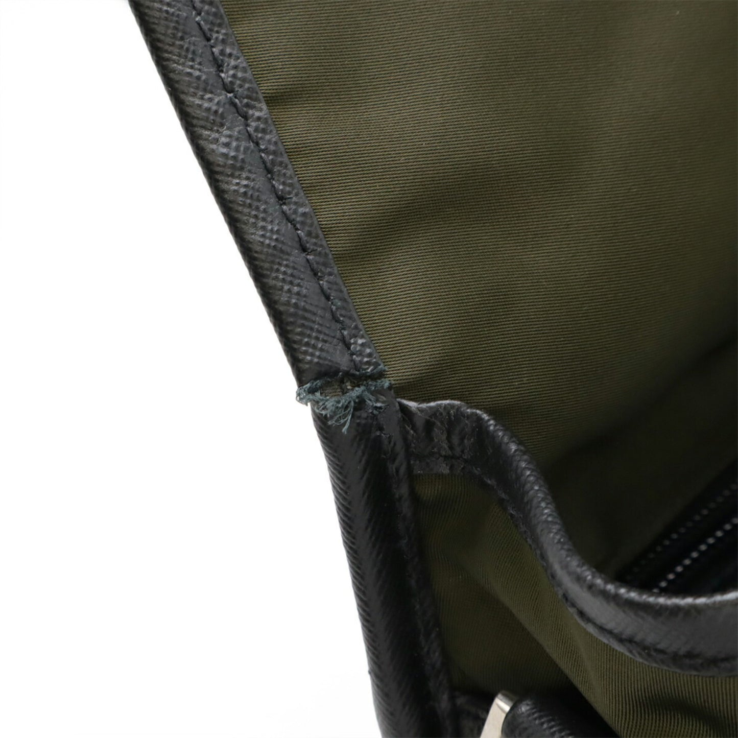 Prada Nylon Green Shoulder Bags
