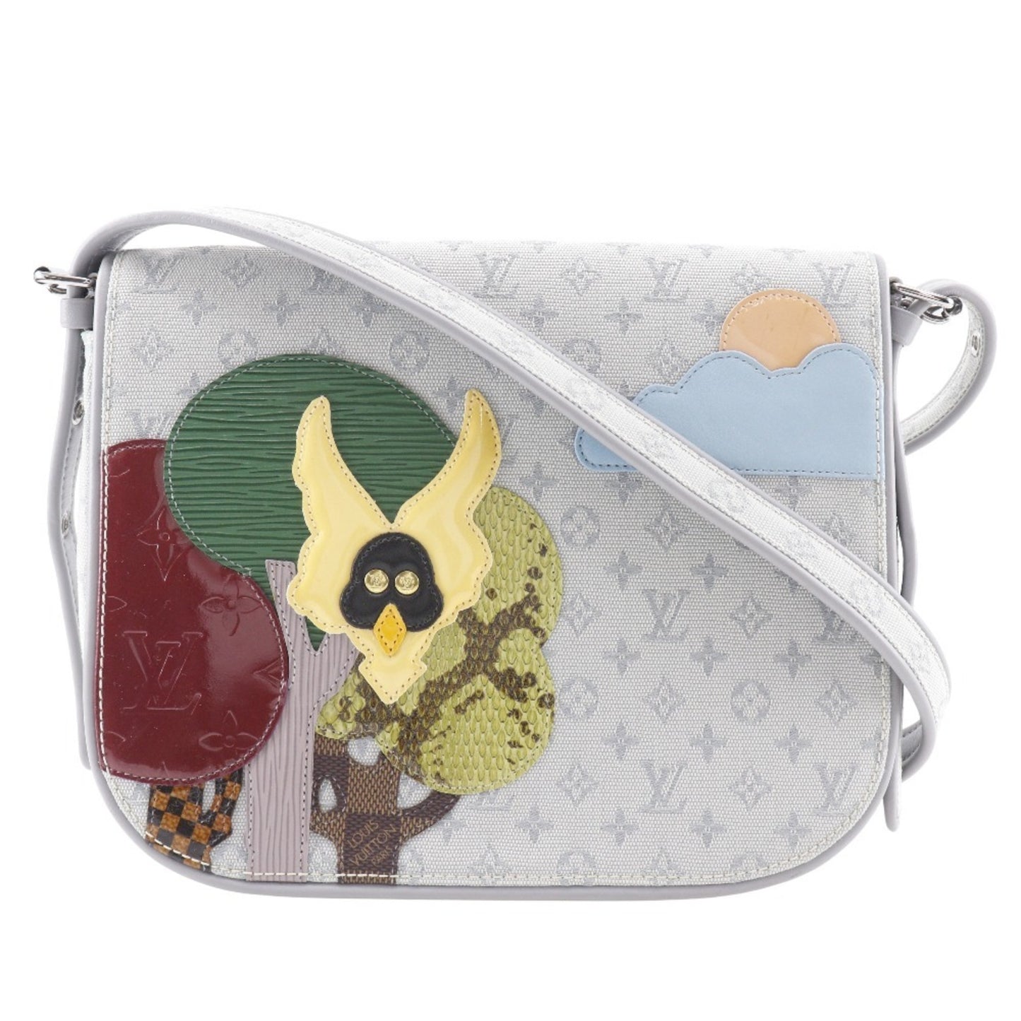 Louis Vuitton Monogram Canvas Gray Shoulder Bags