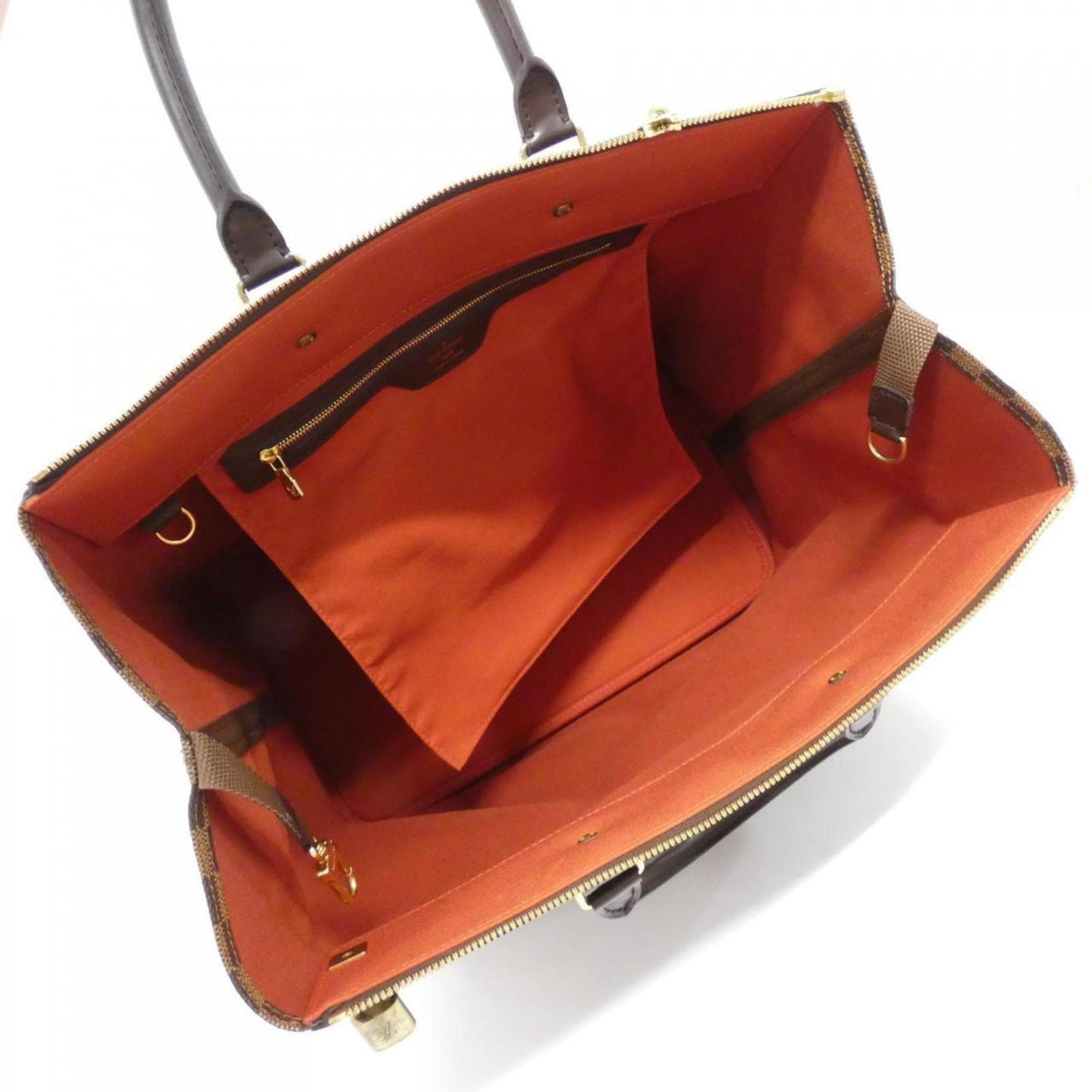Louis Vuitton Coated Canvas Brown Travel Bags