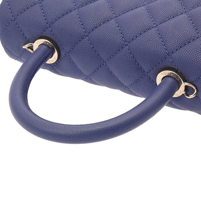 Chanel Calfskin Purple Handbags