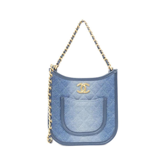Chanel Denim Blue Shoulder Bags