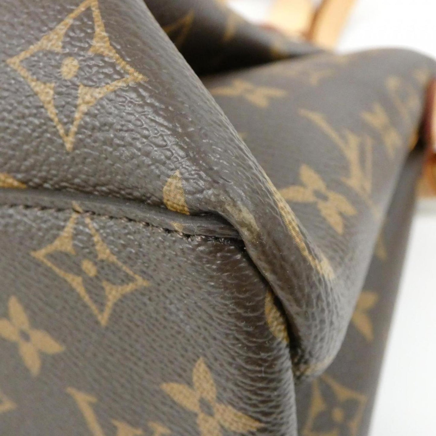 Louis Vuitton Coated Canvas Brown Handbags