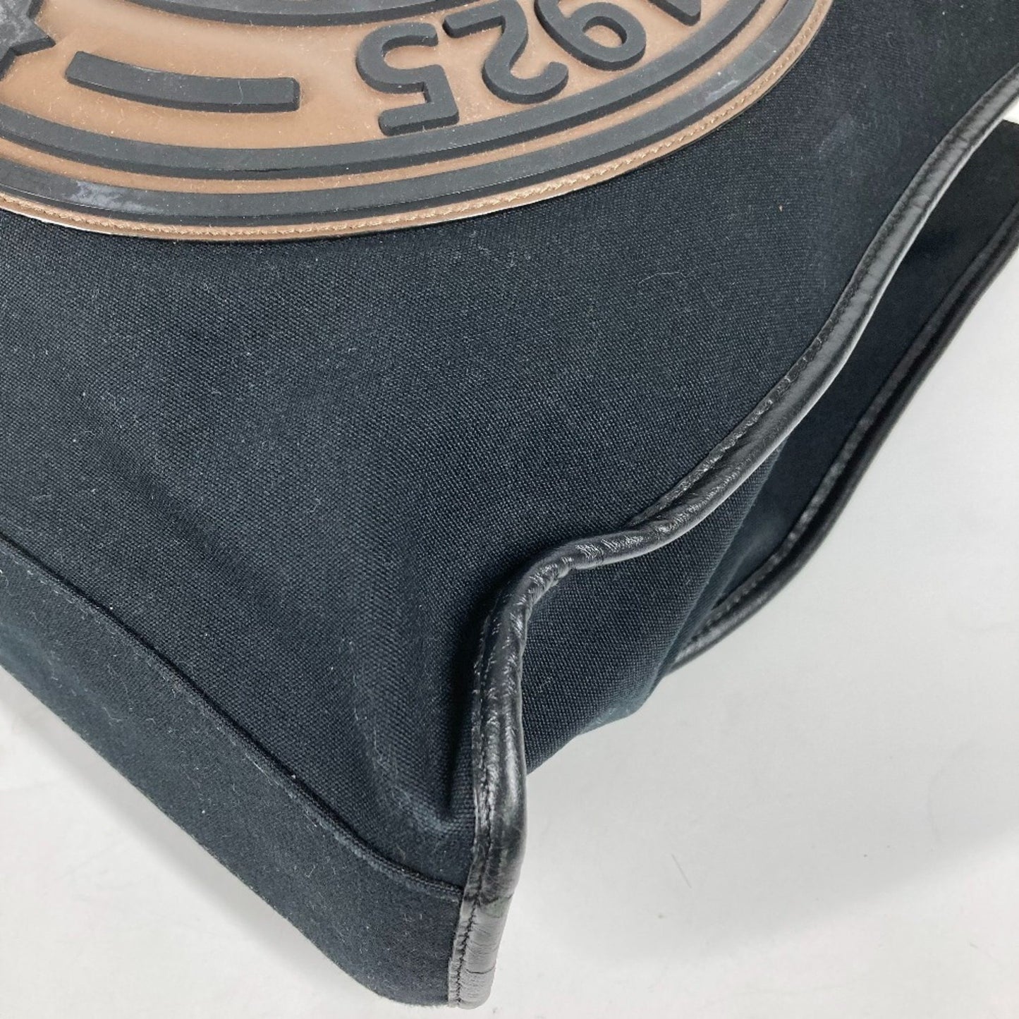 Fendi Canvas Black Shoulder Bags