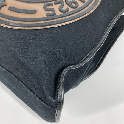 Fendi Canvas Black Shoulder Bags