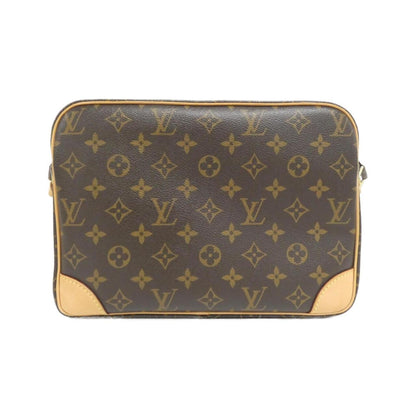 Louis Vuitton Coated Canvas Brown Shoulder Bags