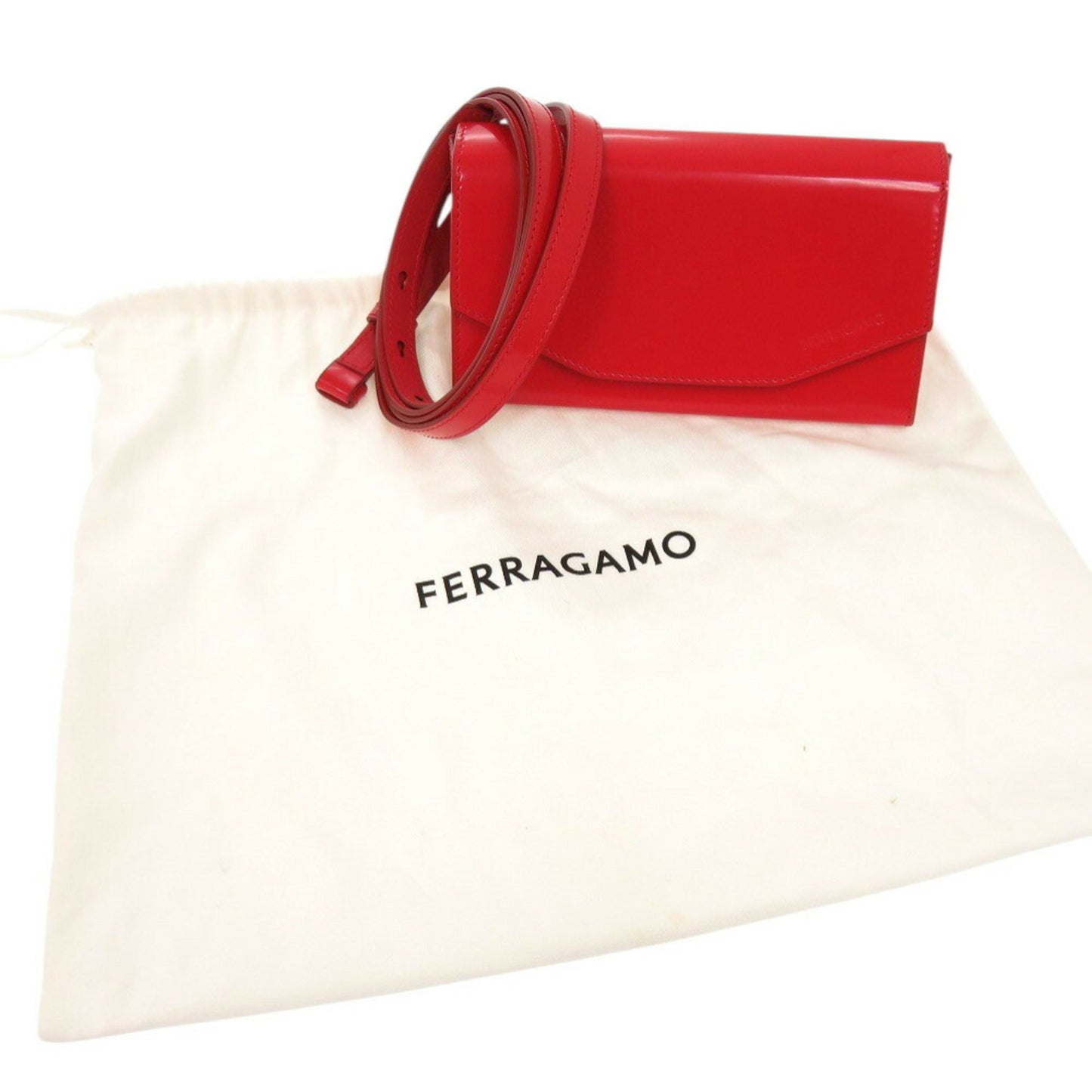 Salvatore Ferragamo Others Red Clutch Bags
