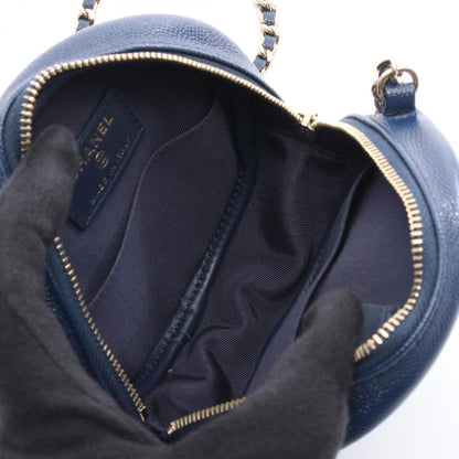 Chanel Calfskin Blue Shoulder Bags